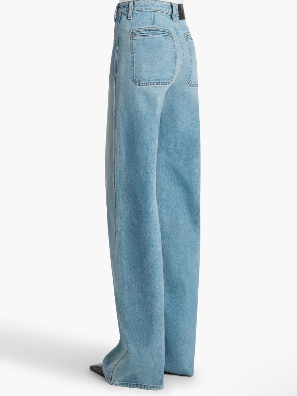 KHAITE Best-Selling High-Waist Wide Leg Delmonico Jeans in Bomont 26 NWT $720!! - Picture 8 of 10